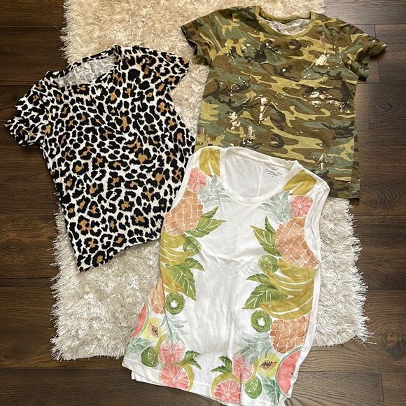 (3) EUC J. Crew Collector Vintage Tank Top, T-Shirt Set XS / M - Picture 1 of 10